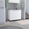 Tuhome Napoles 2 Utility Sink with Cabinet, Stainless Steel Countertop, Interior Shelf-White MLB8983 - alternate 4